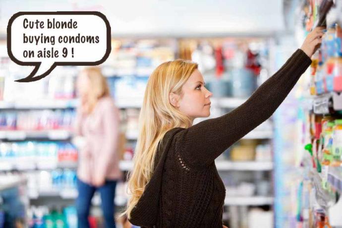 You are in supermarket with your SO buying condoms, then you see your ex, what do you do?