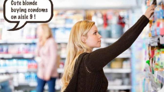 You are in supermarket with your SO buying condoms, then you see your ex, what do you do?
