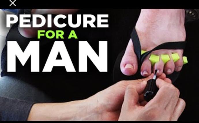 Men getting pedicures?