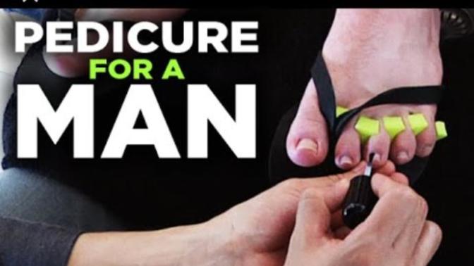 Men getting pedicures?
