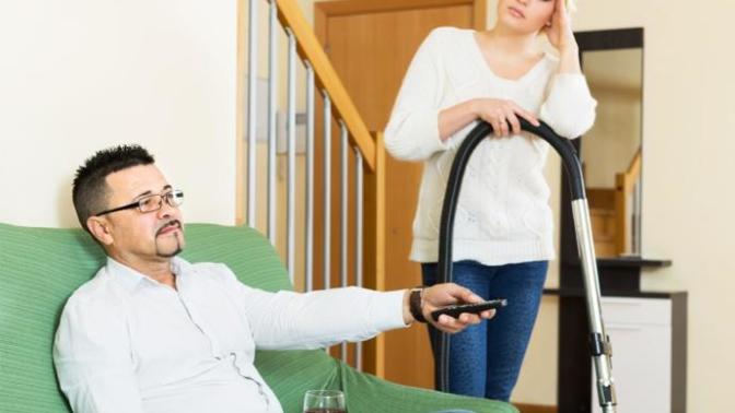 What should I do to make my dad doing chores or at least stop fucking the mess?