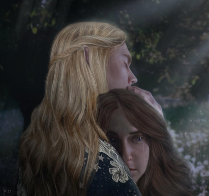 Why elf men did not fall in love with mortal women?
