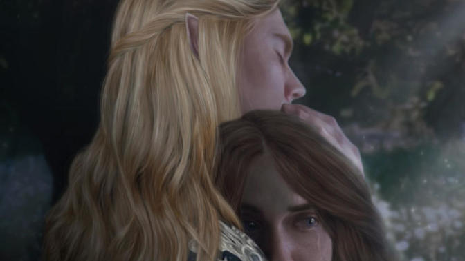 Why elf men did not fall in love with mortal women?
