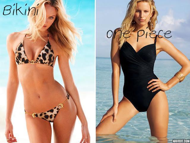 Swimsuits: Which do you prefer- Bikini or One Piece, Why?