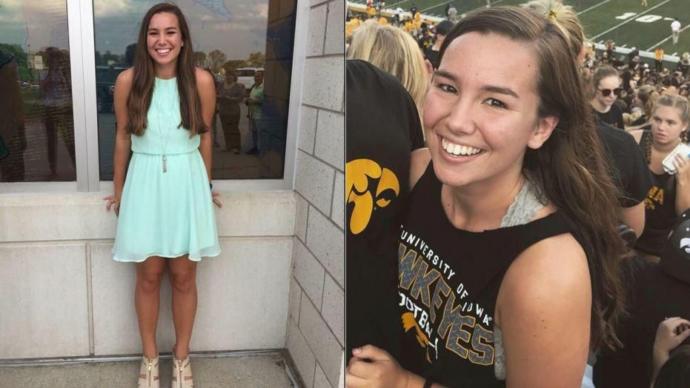 Mollie Tibbett. Sophomore at the University of Iowa.