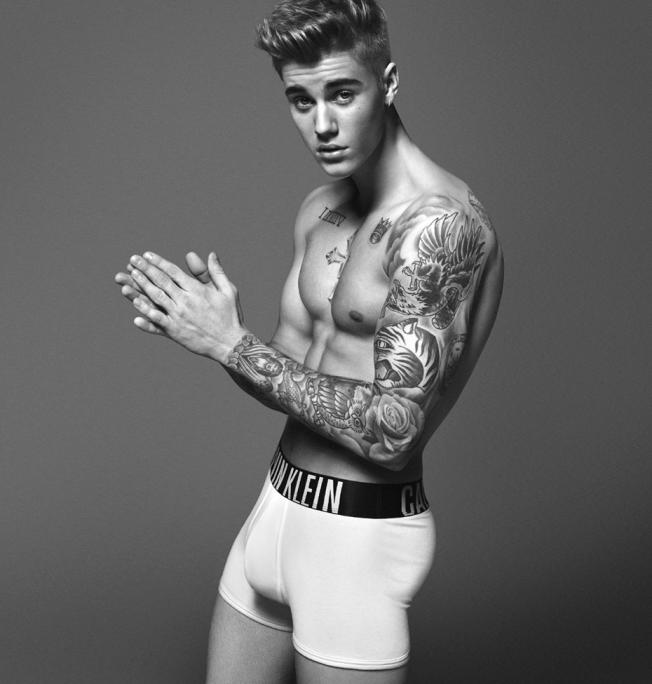 Does Justin Bieber put his penis up or down in his underwear?