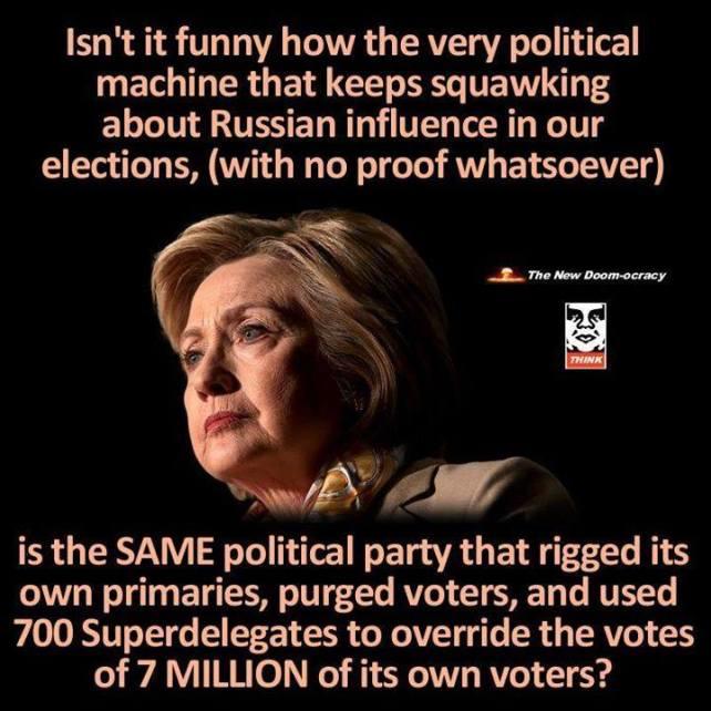 What evidence is there that the Russians interfered in the US 2016 elections or that Trump is linked?