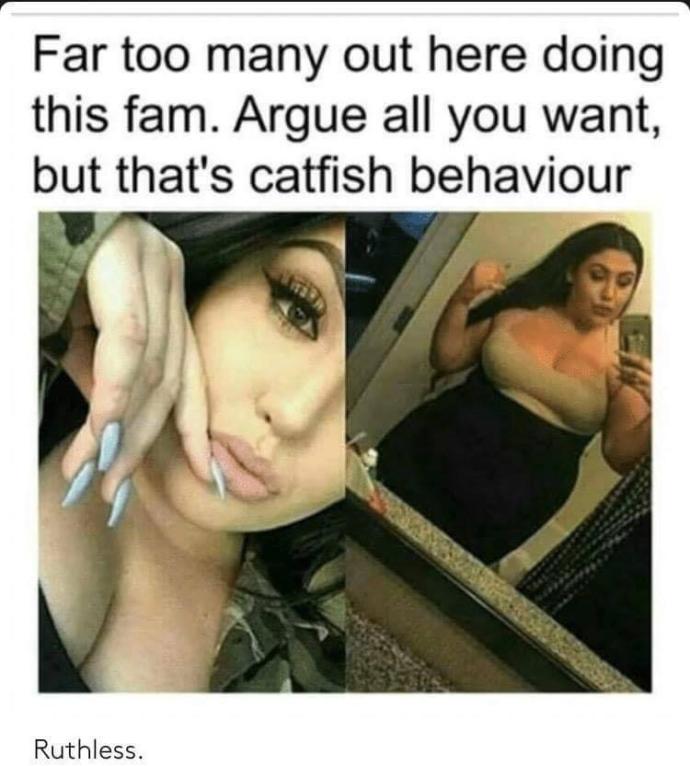 Do you think this should be considered “catfishing”?