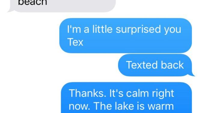 Is this text message I sent rude?