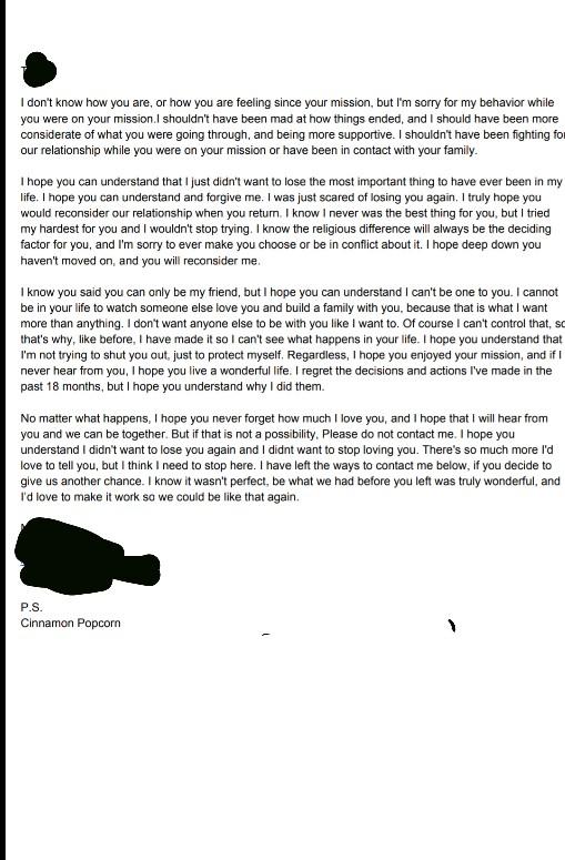 Did they respond to me because of the letter?