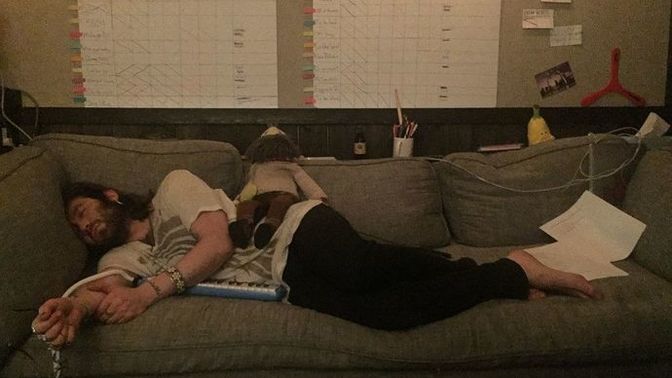 My boyfriend sleeps on the couch