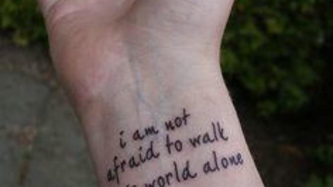 Lyrics tattoos and font/style ideas?