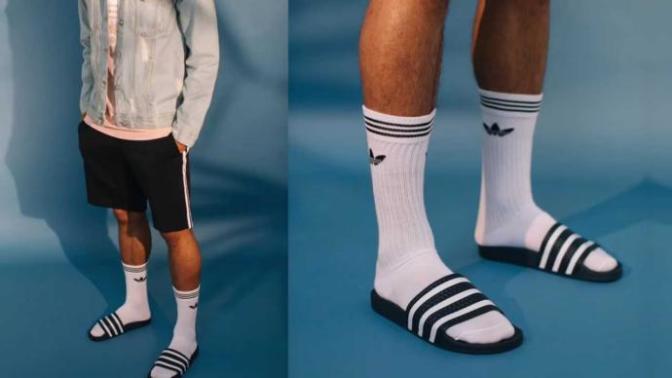 Thoughts on socks & slides on guys?