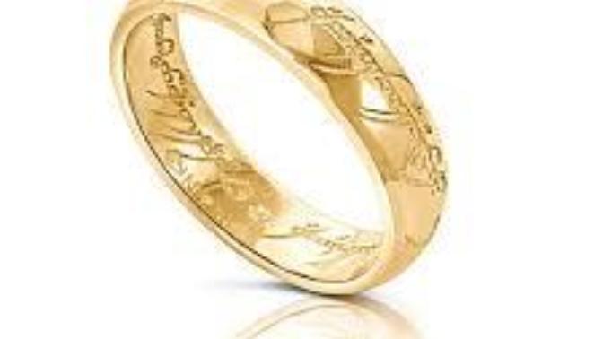 What would you say if your husband wanted to have The One Ring of Power as his ring in marriage?