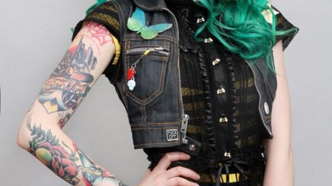 What do you think about girls with rainbow hair and tattoos?