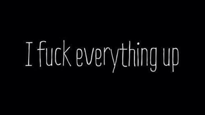 Does anyone else have a hard time shrugging off mistakes? How do I stop being a fuckup?