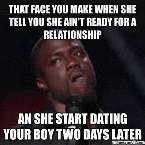 She said she's not ready for a relationship yet. How in the blue hell do you handle this?!?