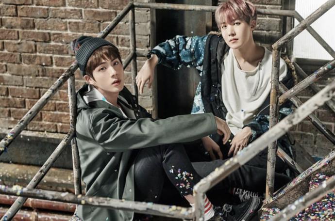 Jin (Left) J-Hope (Right)