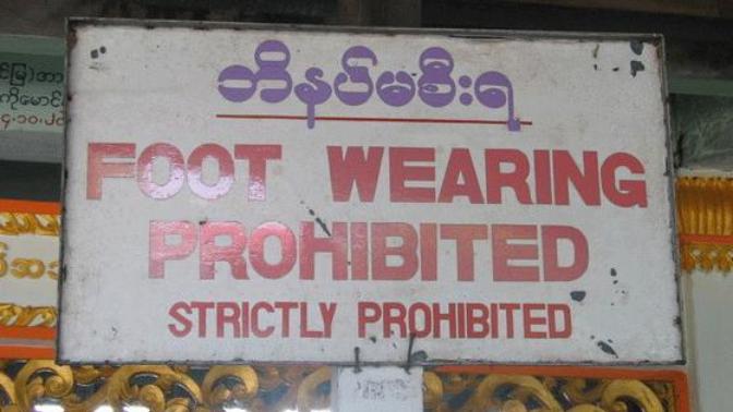 Have you ever been prohibited from wearing your feet?