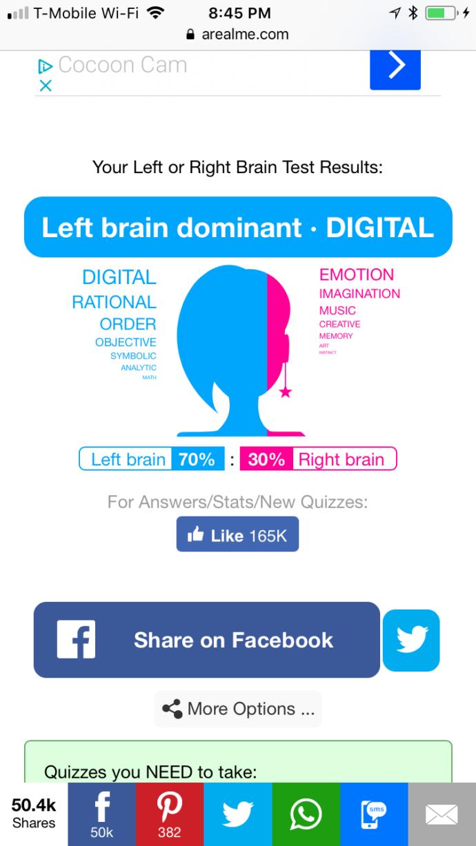 Are you Right or Left Brained?