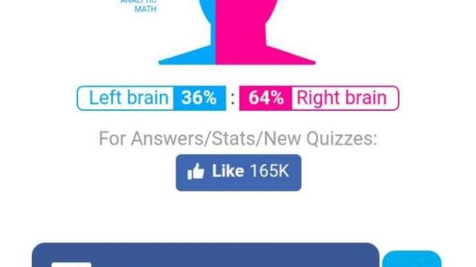 Are you Right or Left Brained?