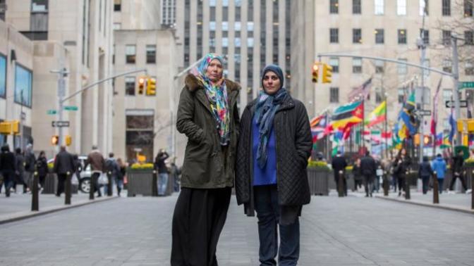 What about a police officer hits a Muslim woman in the head with a belly club cause she wouldn't remove her religious headgear called the Hijab?