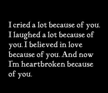 Have you ever had your heart BEYOND BROKEN, to shattered?