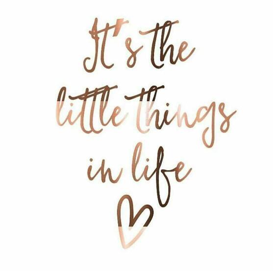 Is it the little things in life that matter the most?