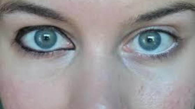 Does nude eyeliner look crazy on big eyes?