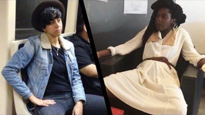 Do you all find this okay (manspreading)?