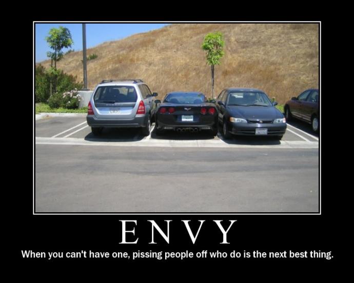 Would you describe yourself as an envious person?