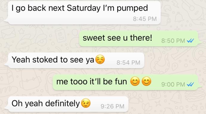 Do these texts mean he's into me as more than a friend?