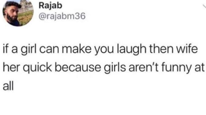 Are Girls Really Not Funny?