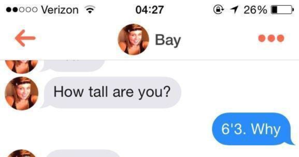 If a girl asks for a mans height is it fair for the guy to ask her