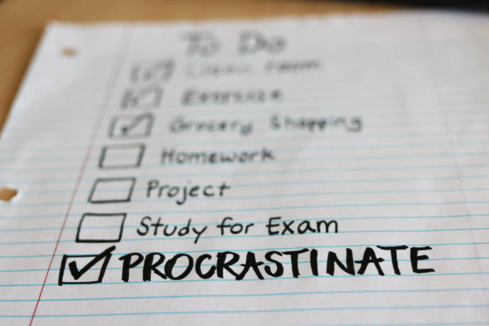 What is one thing you always procrastinate on?