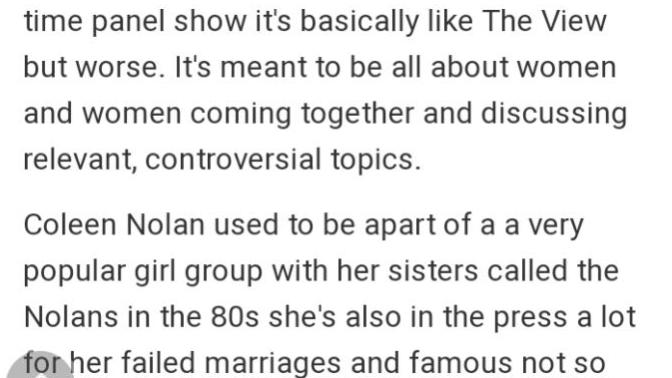 Should Coleen Nolan get the sack for bullying Kim Woodburn on Loose Women?