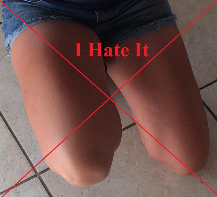 Do bare thighs bother you?