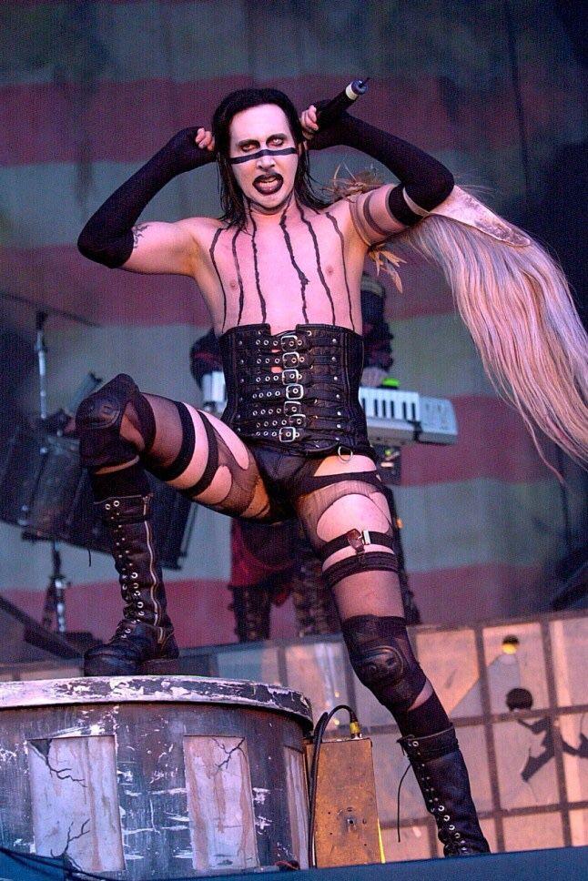 Younger or current Marilyn Manson?