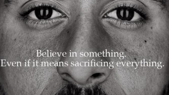 "Believe in something even if it means sacrificing everything" Agree or disagree?