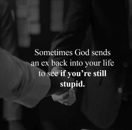 Do you miss an ex sometimes?
