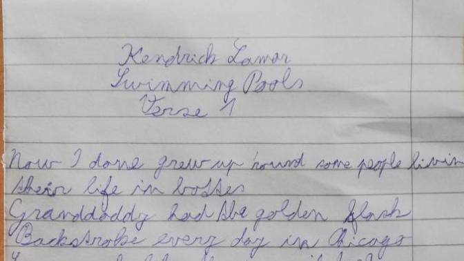 How would you rate my handwriting?