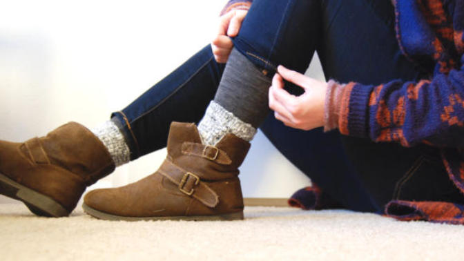 Girls, what temperature do you start wearing leggings under your pants?