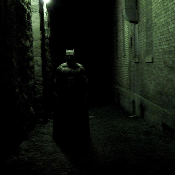 What would you do if you come face to face against Batman in a dark alley?
