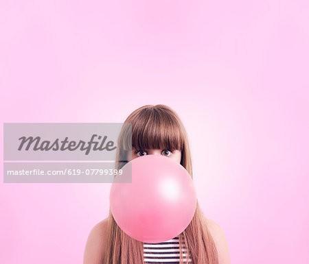 Can you blow a bubble with bubblegum?