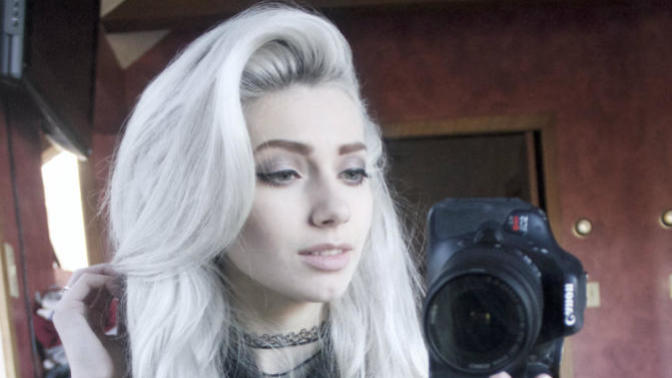 Do you find all white hair on young women attractive?