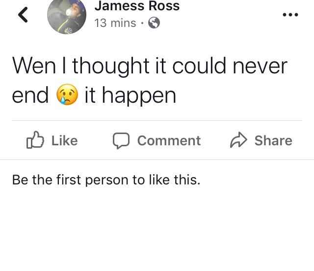 Me and my boyfriend had a little fight and instead of telling me these things in person he put it on Facebook? We live together?