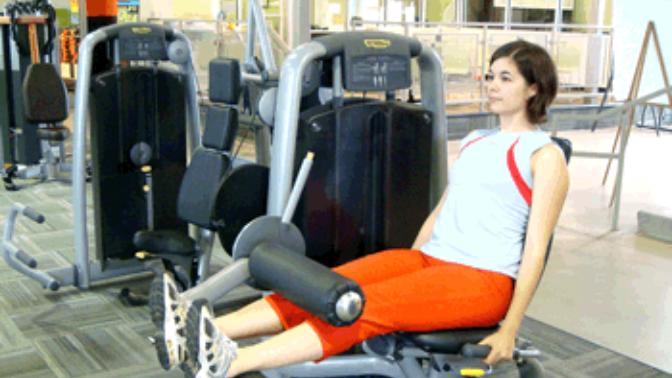 Has anyone ever noticed that working on the leg extension curl machine, creates pleasure below?