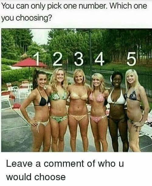 Which one of these girls would you pick?