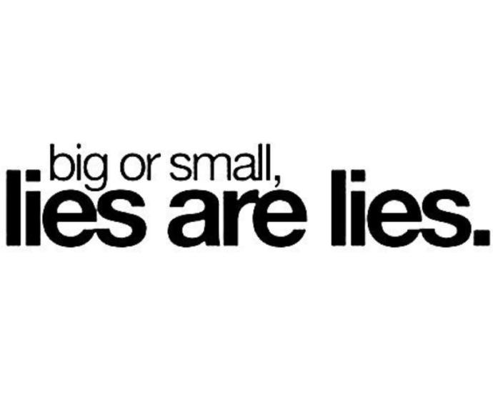 How severe is it when your relationship partner has lied to you about something?