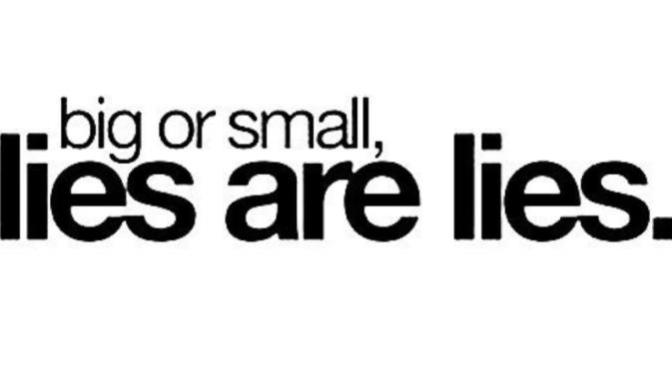 How severe is it when your relationship partner has lied to you about something?